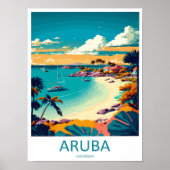 Aruba Reisprint Muurkunst Aruba Muurdecoratie Thui Poster (Voorkant)