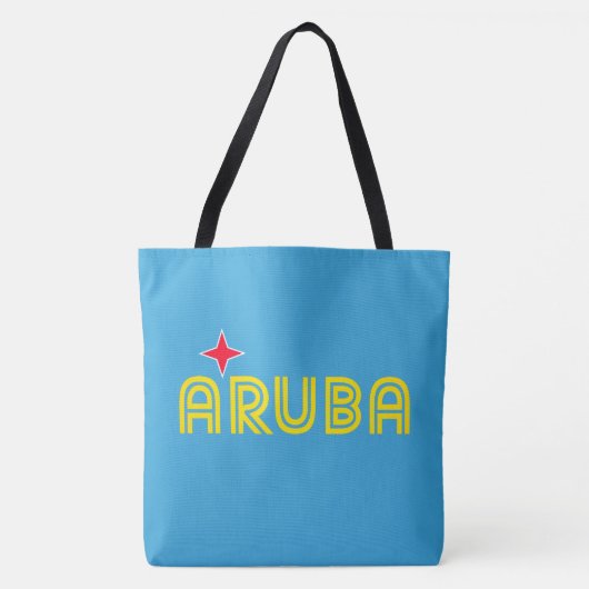 Aruba Retro Draagtas (Voorkant)