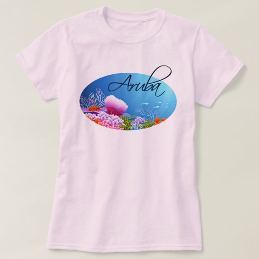 Aruba-rif T-shirt (Design voorkant)
