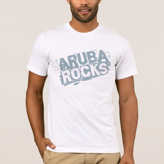 Aruba Rocks T-shirt (Voorkant)