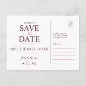 Aruba | Save the date Uitnodiging Briefkaart (Achterkant)