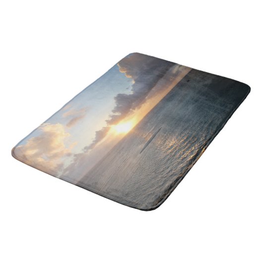 Aruba Schilderachtig zonsondergang over het Caribi Badmat (Gekanteld)