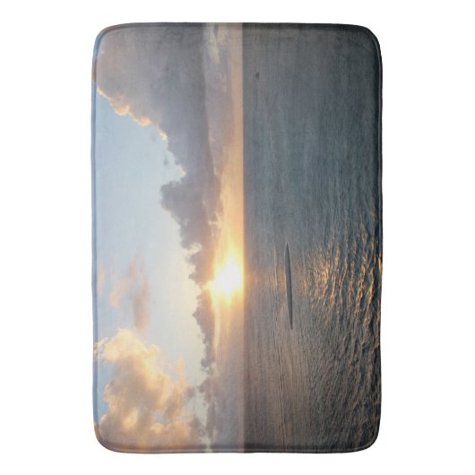 Aruba Schilderachtig zonsondergang over het Caribi Badmat (Voorkant Verticaal)