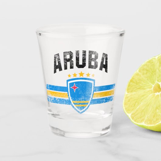 Aruba Shot Glas (Voorkant)