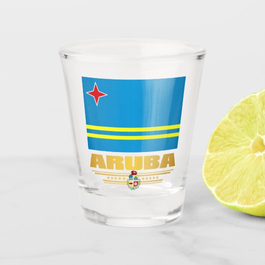 Aruba Shot Glas (Voorkant)