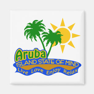 Aruba State of Mind magnet Magneet