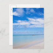 Aruba, strand en zee briefkaart (Voorkant / Achterkant)