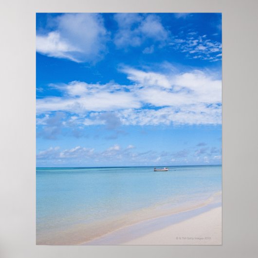 Aruba, strand en zee poster (Voorkant)