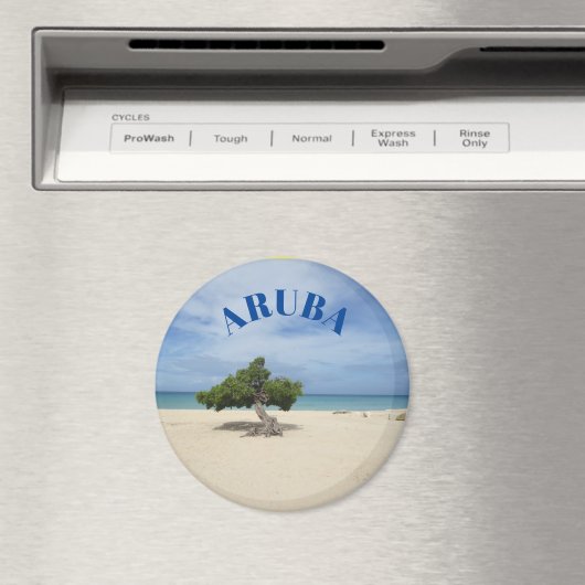 Aruba strand scène magneet (Insitu (Vaatwasser))