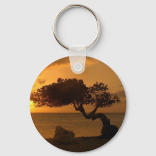 Aruba Sunset Divi Divi Tree Sleutelhanger