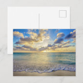 Aruba Sunset over Zee verplaatsen Briefkaart (Voorkant / Achterkant)