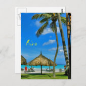 Aruba Tiki Hut Briefkaart (Voorkant / Achterkant)