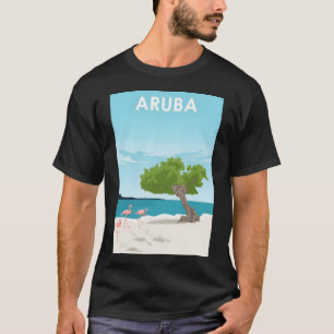 Aruba Travel Poster T-shirt