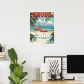 Aruba - Tropical Paradise Travel Poster (Thuiskantoor)