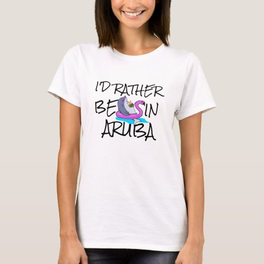 Aruba Vacay Caribbean Vacay Beaches Funny T-shirt (Voorkant)
