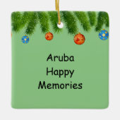 Aruba Vakantie Ornament (Voorkant)