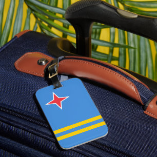 Aruba-vlag Bagagelabel