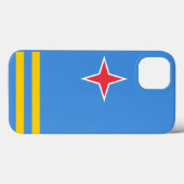 Aruba-vlag Case-Mate iPhone Case (Achterkant (horizontaal))
