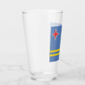 Aruba-vlag Glas (Rechts)