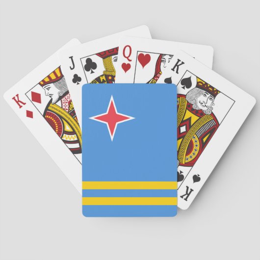 Aruba-vlag Pokerkaarten (Achterkant)
