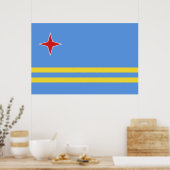Aruba-vlag Poster (Keuken)