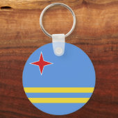 Aruba-vlag Sleutelhanger (Voorkant)