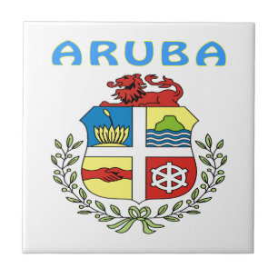 Aruba-wapenschild Tegeltje