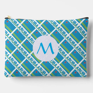 Arubaanse Vlag Getegeld Monogram  Etui