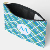 Arubaanse Vlag Getegeld Monogram Etui (Open)