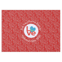 Arubaanse Vlag Hart LIEFDE Rood Gepersonaliseerde 