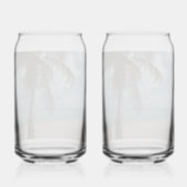 Aruban Beach I Beauful Natuur Scene Blikvorm Glas (Achterkant)