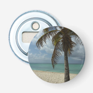 Aruban Beach I Beauful Natuur Scene Button Flesopener