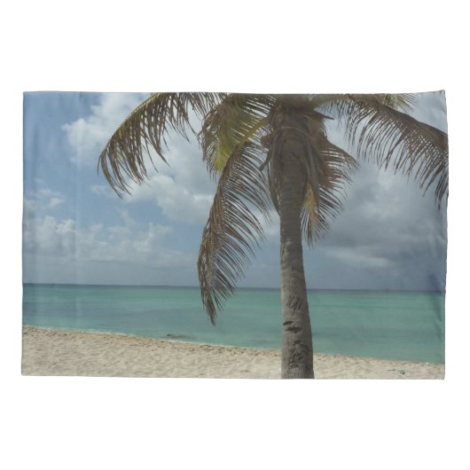 Aruban Beach I Beauful Natuur Scene Kussensloop (Achterkant)