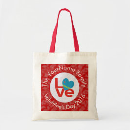 Aruban Flag Red Letters LOVE White op Red Tote Bag