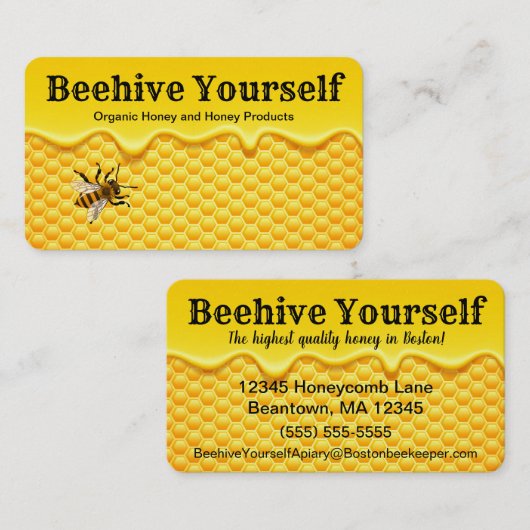 Aruche-toi Carte de visite (Devant / Derrière)