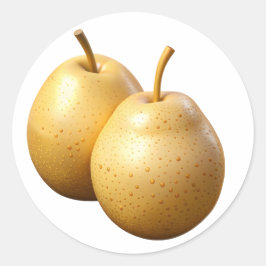 Arugula Plastic 3D – Glanzend rond etiket