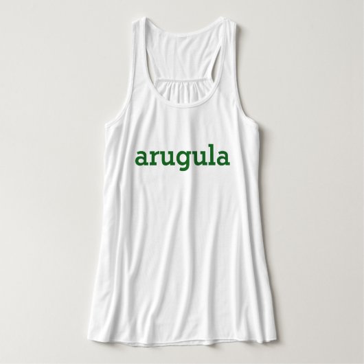 Arugula Tanktop (Design voorkant)