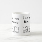 Arunas tasse de nom de table périodique (Centre)