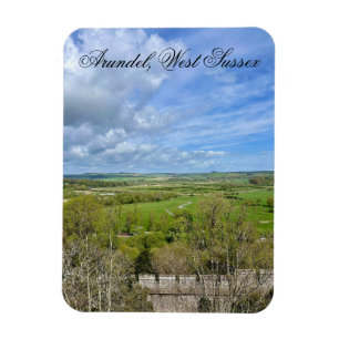 Arundel in de lente, West Sussex Magneet