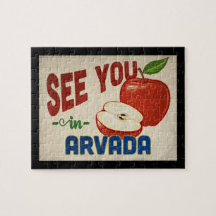 Arvada Colorado Apple - Vintage Travel Legpuzzel
