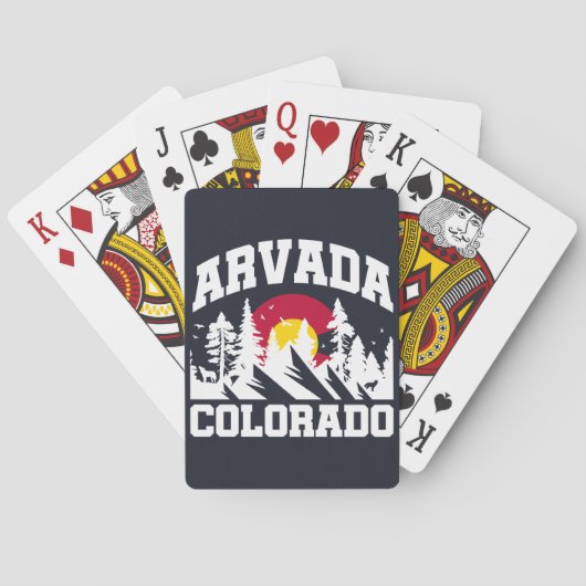 Arvada, Colorado Pokerkaarten (Achterkant)