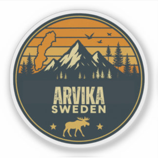 Arvika, Zweden Sverige Sticker