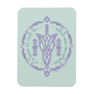 ARWEN™ Evenstar Citatief Grafisch ontwerp Magneet