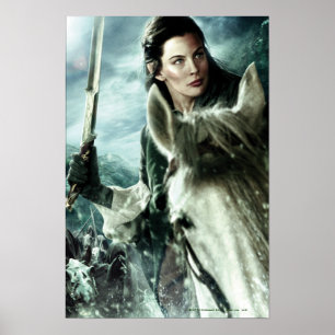 ARWEN™ in sneeuw en zwaard Poster