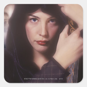 ARWEN™ met zwaard Vierkante Sticker