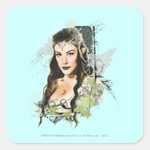 ARWEN™ Vector Collage Vierkante Sticker