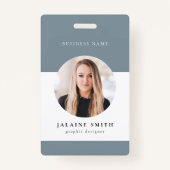 ARYA Minimalist Sage Green Business Employee-ID Badge (Voorkant)