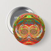 ARYAN ~ Multicolored Shades Button (Voorkant /achterkant)