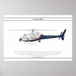 AS355 Britse politie 1 Poster