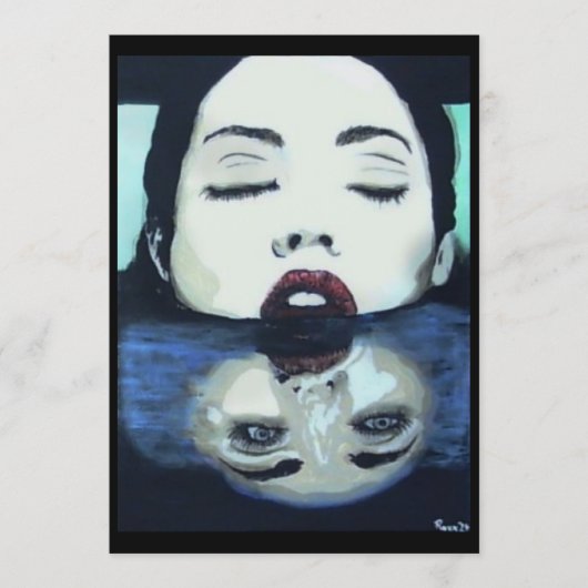 ‘As Above, So Below’ Painting on a Small-Scale Pri Kaart (Voorkant)